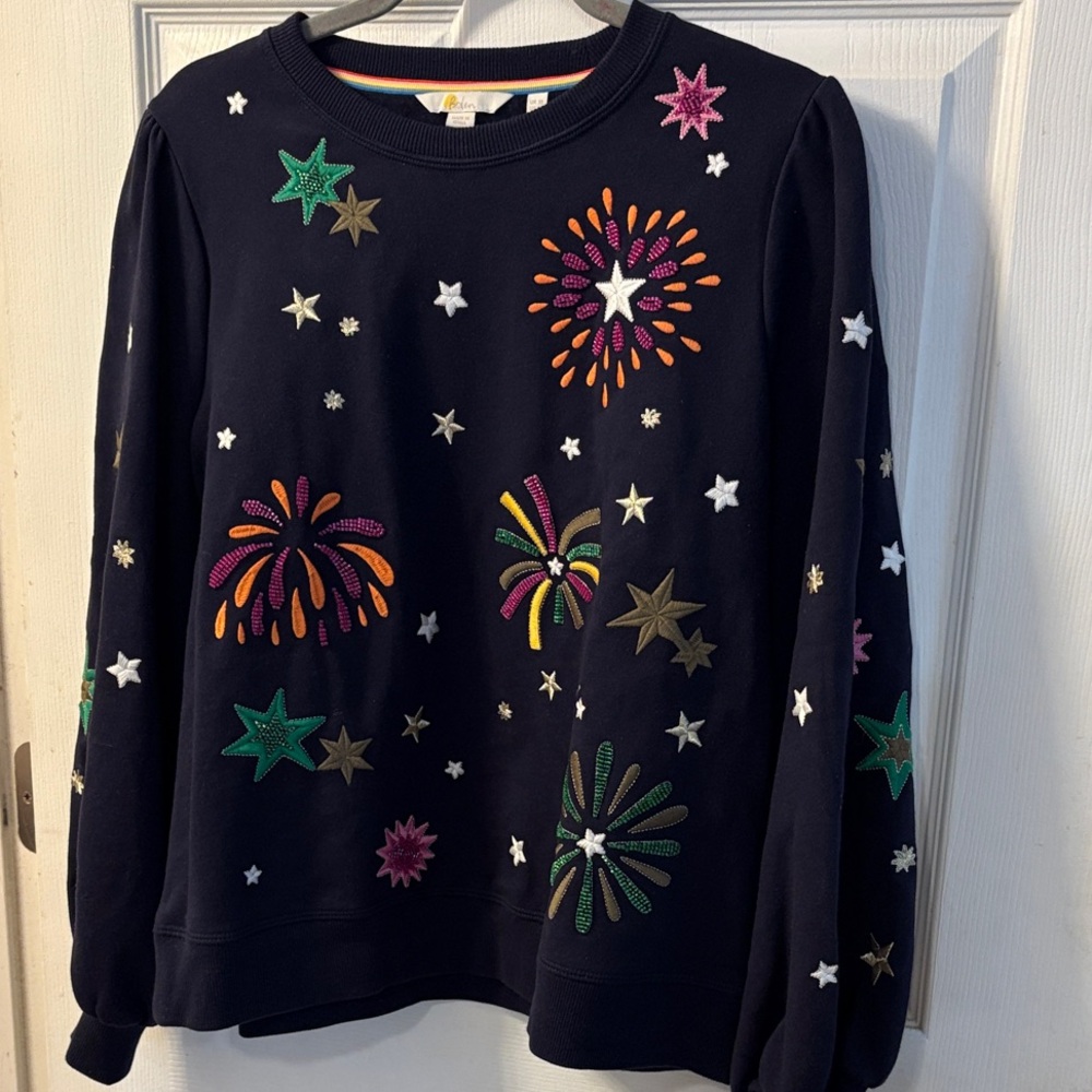 Embroidered Firework Sweater
